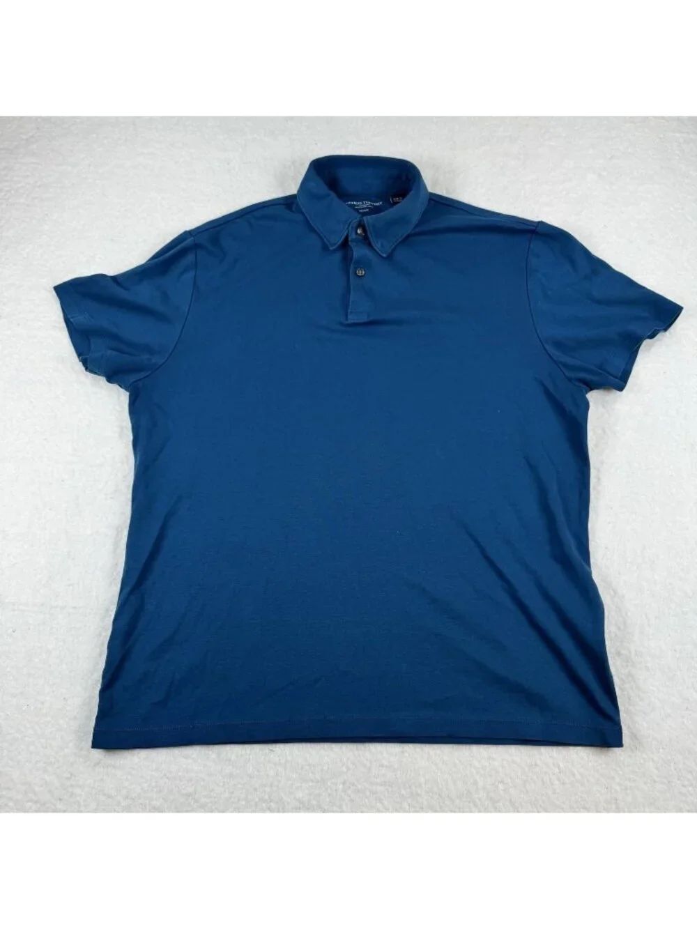 Charles Tyrwhitt Polo Shirt Mens Size M Blue Cotton Lightweight